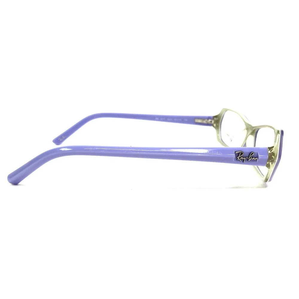 Ray-Ban Eyeglasses Frames RB5117 2242 Clear Purple Sharp Cat Eye 51-14-135